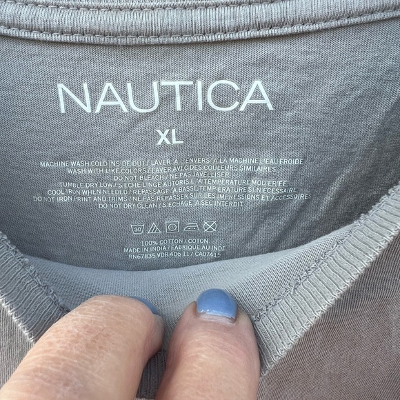 Nautica-Men’s Short Sleeve T-shirt - Picture 3 of 4